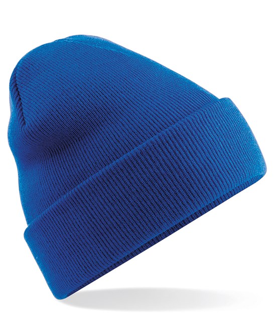 24 x Original Beanies by Beechfield in Bright Royal by Print Lab Deals — Custom branded clothing by Print Press, featuring premium embroidery produced in our specialist print lab in the UK.