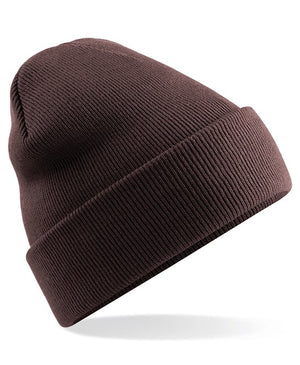 6 x Original Beanies by Beechfield in Chocolate by Print Lab Deals — Custom branded clothing by Print Press, featuring premium embroidery produced in our specialist print lab in the UK.