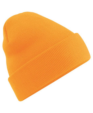 24 x Original Beanies by Beechfield in Fluorescent Orange by Print Lab Deals — Custom branded clothing by Print Press, featuring premium embroidery produced in our specialist print lab in the UK.