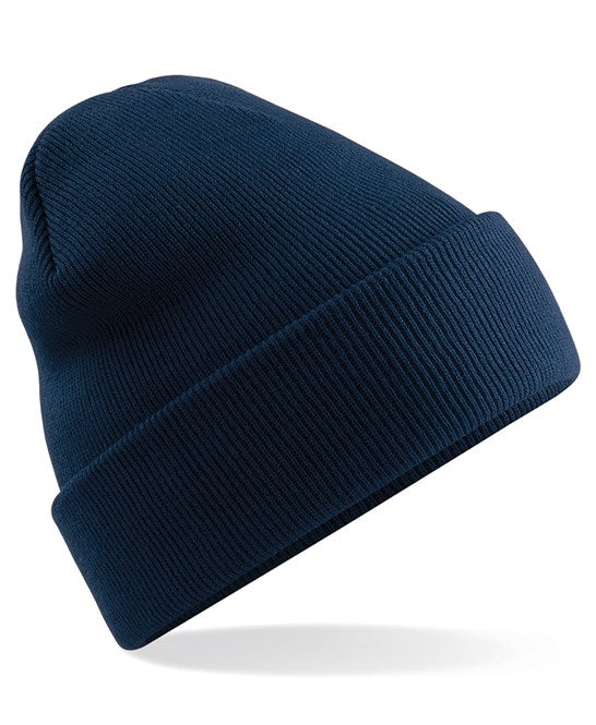 12 x Original Beanies by Beechfield in French Navy by Print Lab Deals — Custom branded clothing by Print Press, featuring premium embroidery produced in our specialist print lab in the UK.