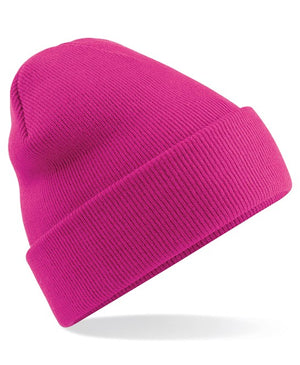 6 x Original Beanies by Beechfield in Fuschia by Print Lab Deals — Custom branded clothing by Print Press, featuring premium embroidery produced in our specialist print lab in the UK.