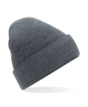 6 x Original Beanies by Beechfield in Granite by Print Lab Deals — Custom branded clothing by Print Press, featuring premium embroidery produced in our specialist print lab in the UK.