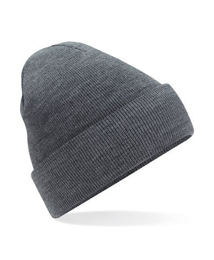 12 x Original Beanies by Beechfield in Granite by Print Lab Deals — Custom branded clothing by Print Press, featuring premium embroidery produced in our specialist print lab in the UK.