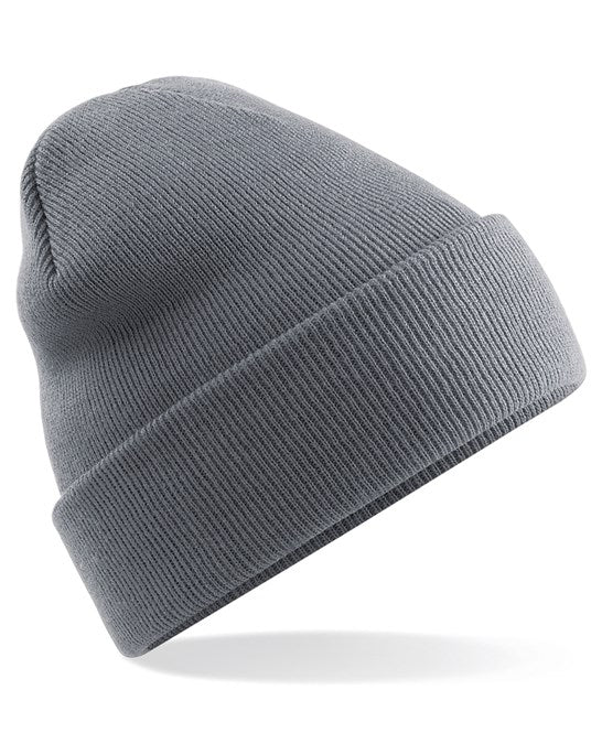 48 x Original Beanies by Beechfield in Graphite Grey by Print Lab Deals — Custom branded clothing by Print Press, featuring premium embroidery produced in our specialist print lab in the UK.