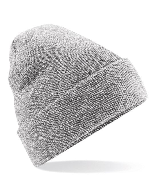 12 x Original Beanies by Beechfield in Heather by Print Lab Deals — Custom branded clothing by Print Press, featuring premium embroidery produced in our specialist print lab in the UK.