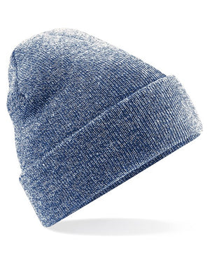 6 x Original Beanies by Beechfield in Heather Navy by Print Lab Deals — Custom branded clothing by Print Press, featuring premium embroidery produced in our specialist print lab in the UK.