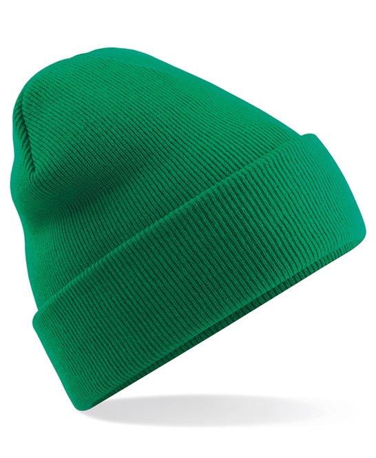 48 x Original Beanies by Beechfield in Kelly Green by Print Lab Deals — Custom branded clothing by Print Press, featuring premium embroidery produced in our specialist print lab in the UK.