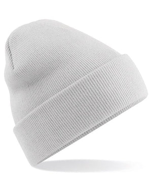 12 x Original Beanies by Beechfield in Light Grey by Print Lab Deals — Custom branded clothing by Print Press, featuring premium embroidery produced in our specialist print lab in the UK.