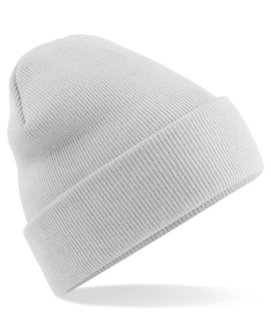 48 x Original Beanies by Beechfield in Light Grey by Print Lab Deals — Custom branded clothing by Print Press, featuring premium embroidery produced in our specialist print lab in the UK.