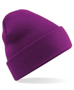 6 x Original Beanies by Beechfield in Magenta by Print Lab Deals — Custom branded clothing by Print Press, featuring premium embroidery produced in our specialist print lab in the UK.