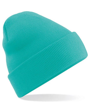 24 x Original Beanies by Beechfield in Mint by Print Lab Deals — Custom branded clothing by Print Press, featuring premium embroidery produced in our specialist print lab in the UK.