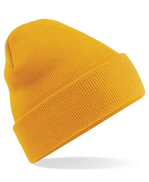 6 x Original Beanies by Beechfield in Mustard by Print Lab Deals — Custom branded clothing by Print Press, featuring premium embroidery produced in our specialist print lab in the UK.