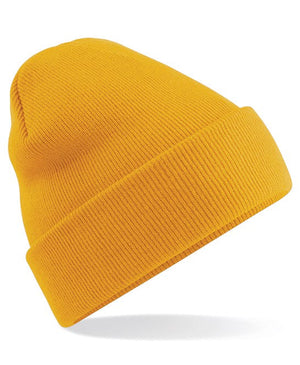 24 x Original Beanies by Beechfield in Mustard by Print Lab Deals — Custom branded clothing by Print Press, featuring premium embroidery produced in our specialist print lab in the UK.