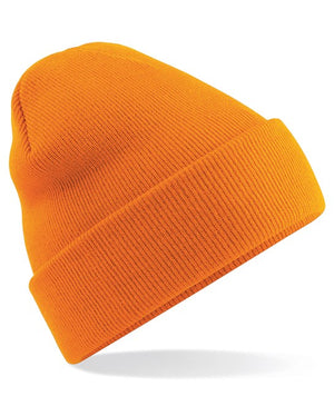 6 x Original Beanies by Beechfield in Orange by Print Lab Deals — Custom branded clothing by Print Press, featuring premium embroidery produced in our specialist print lab in the UK.