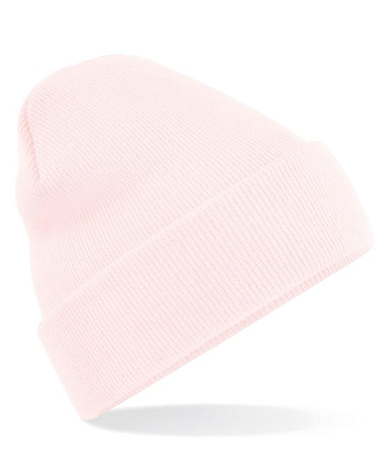 96 x Original Beanies by Beechfield in Pastel Pink by Print Lab Deals — Custom branded clothing by Print Press, featuring premium embroidery produced in our specialist print lab in the UK.