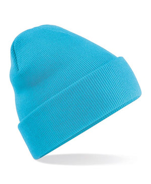 6 x Original Beanies by Beechfield in Surf Blue by Print Lab Deals — Custom branded clothing by Print Press, featuring premium embroidery produced in our specialist print lab in the UK.