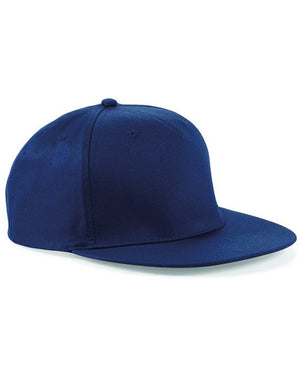 96 x Snapback Rapper Cap by Beechfield in French Navy by Print Lab Deals — Custom branded clothing by Print Press, featuring premium embroidery produced in our specialist print lab in the UK.
