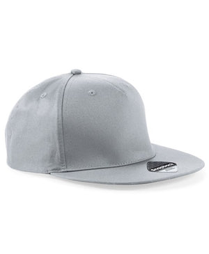 6 x Snapback Rapper Cap by Beechfield in Light Grey by Print Lab Deals — Custom branded clothing by Print Press, featuring premium embroidery produced in our specialist print lab in the UK.