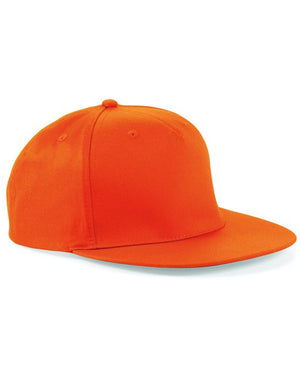 6 x Snapback Rapper Cap by Beechfield in Orange by Print Lab Deals — Custom branded clothing by Print Press, featuring premium embroidery produced in our specialist print lab in the UK.
