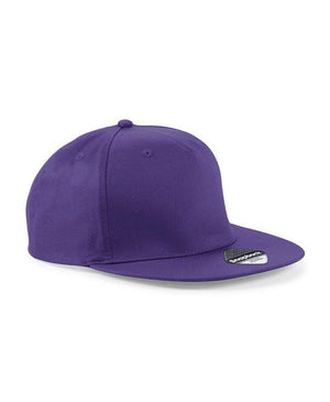 12 x Snapback Rapper Cap by Beechfield in Purple by Print Lab Deals — Custom branded clothing by Print Press, featuring premium embroidery produced in our specialist print lab in the UK.