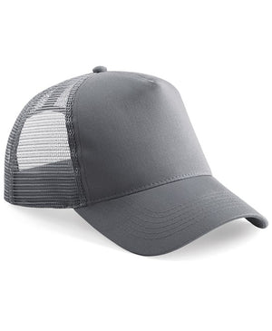 6 x Trucker Cap by Beechfield in Graphite Grey Graphite Grey by Print Lab Deals — Custom branded clothing by Print Press, featuring premium embroidery produced in our specialist print lab in the UK.