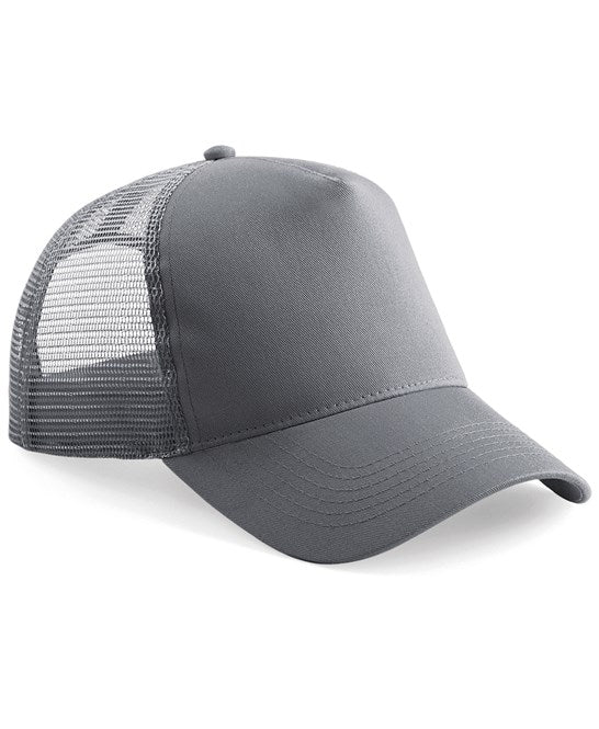 12 x Trucker Cap by Beechfield in Graphite Grey Graphite Grey by Print Lab Deals — Custom branded clothing by Print Press, featuring premium embroidery produced in our specialist print lab in the UK.