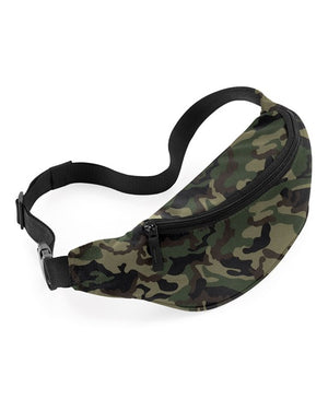 10 x Classic Belt Bag by Bagbase in Jungle Camo by Print Lab Deals — Custom branded clothing by Print Press, featuring premium embroidery produced in our specialist print lab in the UK.
