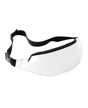10 x Classic Belt Bag by Bagbase in White by Print Lab Deals — Custom branded clothing by Print Press, featuring premium embroidery produced in our specialist print lab in the UK.