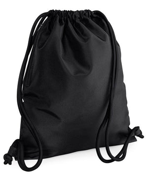 40 x Icon Gymsac by Bagbase in Black Black by Print Lab Deals — Custom branded clothing by Print Press, featuring premium embroidery produced in our specialist print lab in the UK.