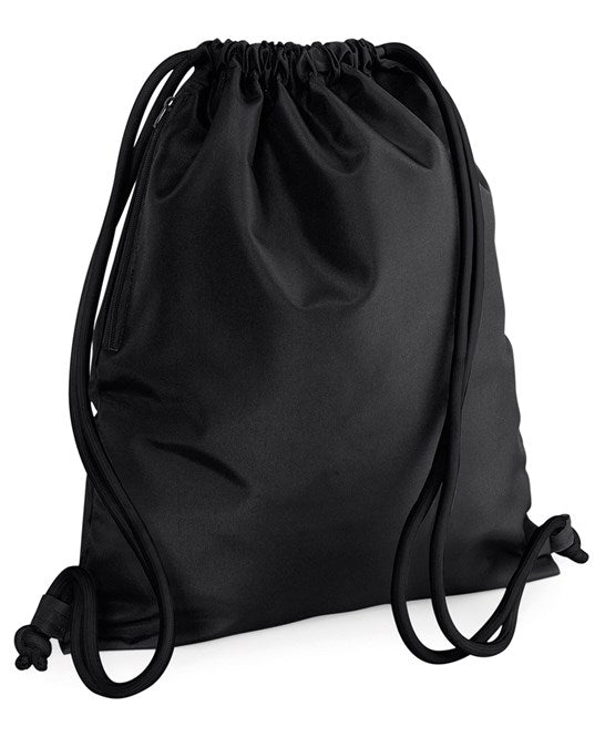 40 x Icon Gymsac by Bagbase in Black Black by Print Lab Deals — Custom branded clothing by Print Press, featuring premium embroidery produced in our specialist print lab in the UK.