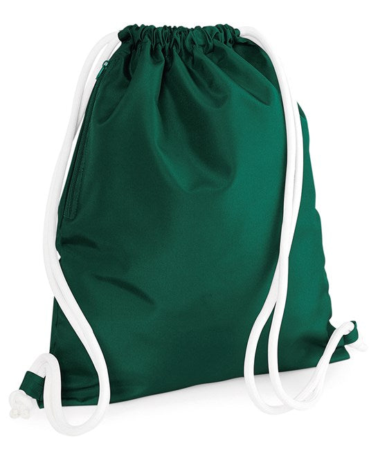20 x Icon Gymsac by Bagbase in Bottle Green by Print Lab Deals — Custom branded clothing by Print Press, featuring premium embroidery produced in our specialist print lab in the UK.