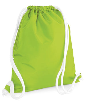 10 x Icon Gymsac by Bagbase in Lime Green by Print Lab Deals — Custom branded clothing by Print Press, featuring premium embroidery produced in our specialist print lab in the UK.