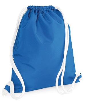 10 x Icon Gymsac by Bagbase in Sapphire Blue by Print Lab Deals — Custom branded clothing by Print Press, featuring premium embroidery produced in our specialist print lab in the UK.