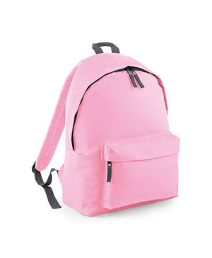5 x Original Backpacks By Bagbase in Classic Pink Graphite Grey by Print Lab Deals — Custom branded clothing by Print Press, featuring premium embroidery produced in our specialist print lab in the UK.