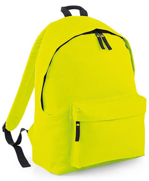 10 x Original Backpacks By Bagbase in Fluorescent Yellow by Print Lab Deals — Custom branded clothing by Print Press, featuring premium embroidery produced in our specialist print lab in the UK.