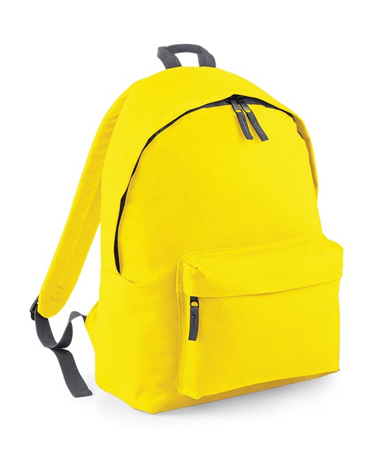 10 x Original Backpacks By Bagbase in Yellow Graphite Grey by Print Lab Deals — Custom branded clothing by Print Press, featuring premium embroidery produced in our specialist print lab in the UK.