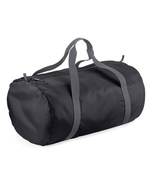 10 x Gym Barrel Bag by Bagbase in Black by Print Lab Deals — Custom branded clothing by Print Press, featuring premium embroidery produced in our specialist print lab in the UK.