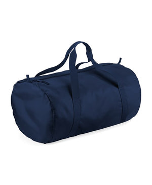 10 x Gym Barrel Bag by Bagbase in French Navy French Navy by Print Lab Deals — Custom branded clothing by Print Press, featuring premium embroidery produced in our specialist print lab in the UK.