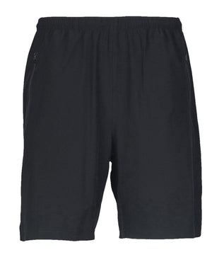 15 x Zip Pocket Stretch Shorts by Finden + Hales in Black by Print Lab Deals — Custom branded clothing by Print Press, featuring premium embroidery produced in our specialist print lab in the UK.