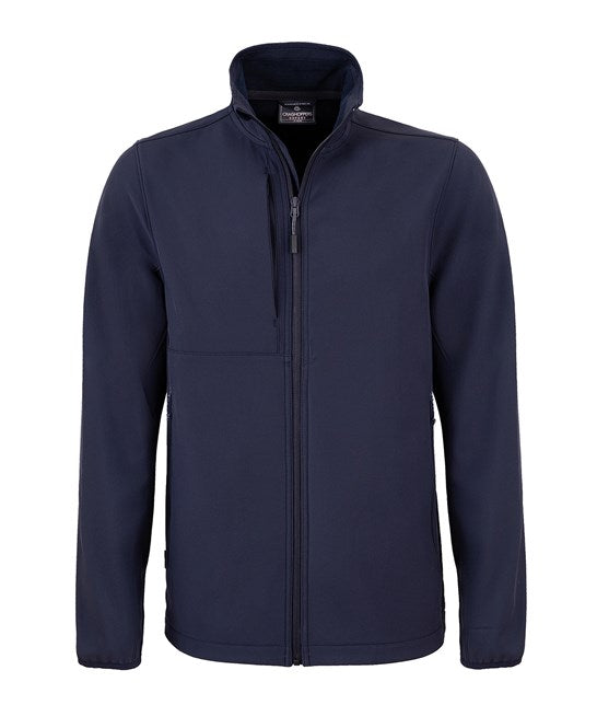 8 x Expert Softshell's by Craghoppers in Dark Navy by Print Lab Deals — Custom branded clothing by Print Press, featuring premium embroidery produced in our specialist print lab in the UK.