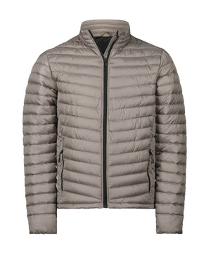 4 x Tee Jays Zepelin Padded Jackets in Driftwood by Print Lab Deals — Custom branded clothing by Print Press, featuring premium embroidery produced in our specialist print lab in the UK.