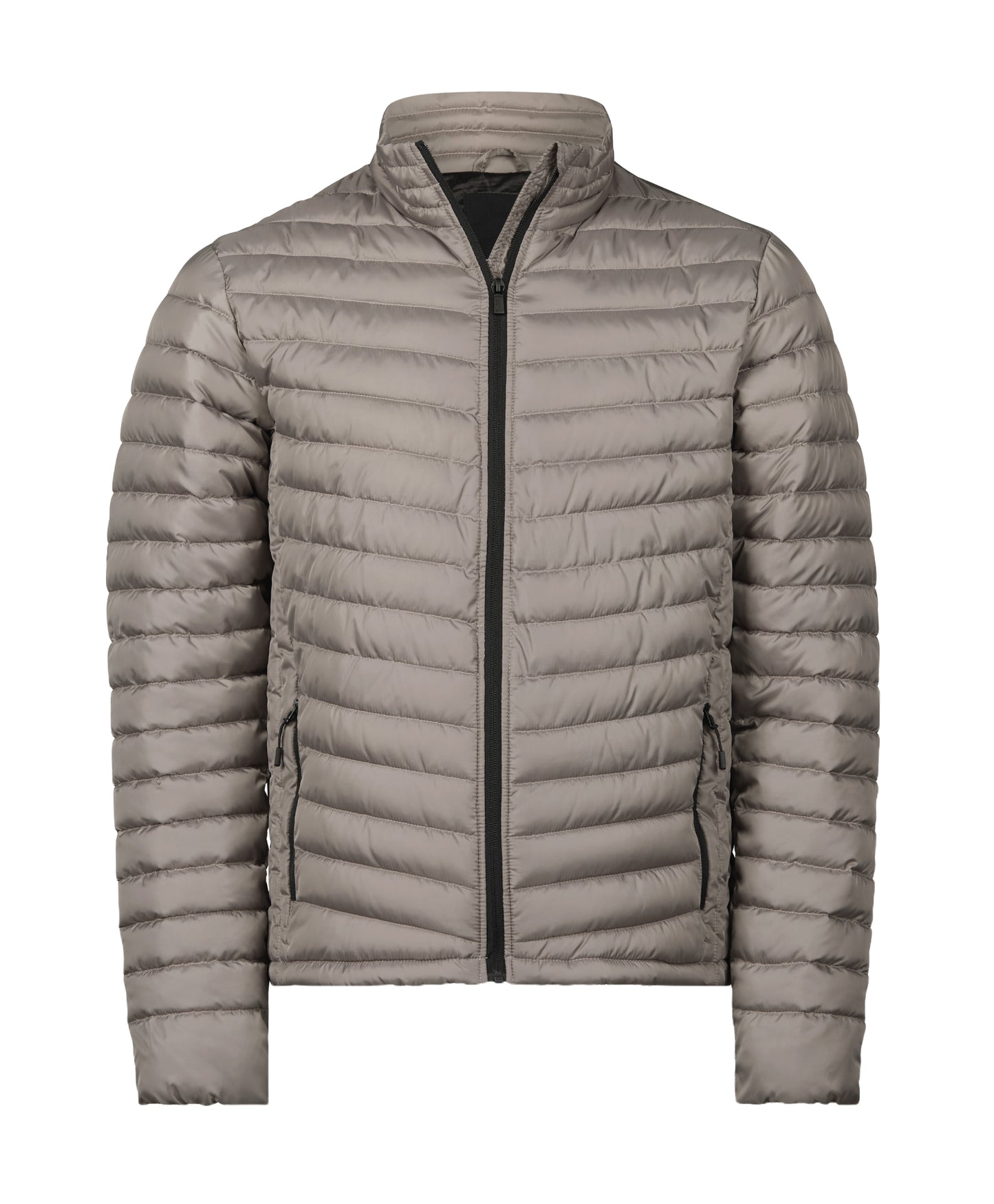 4 x Tee Jays Zepelin Padded Jackets in Driftwood by Print Lab Deals — Custom branded clothing by Print Press, featuring premium embroidery produced in our specialist print lab in the UK.