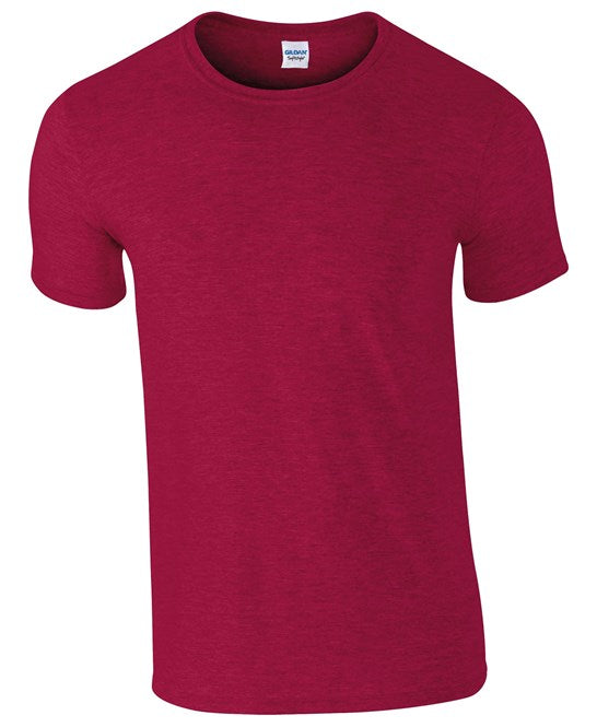 40 x Softstyle Tee Shirts by Gildan in Antique Cherry Red by Print Lab Deals — Custom branded clothing by Print Press, featuring premium embroidery produced in our specialist print lab in the UK.