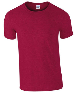 80 x Softstyle Tee Shirts by Gildan in Antique Cherry Red by Print Lab Deals — Custom branded clothing by Print Press, featuring premium embroidery produced in our specialist print lab in the UK.