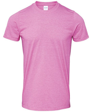 10 x Softstyle Tee Shirts by Gildan in Azalea by Print Lab Deals — Custom branded clothing by Print Press, featuring premium embroidery produced in our specialist print lab in the UK.