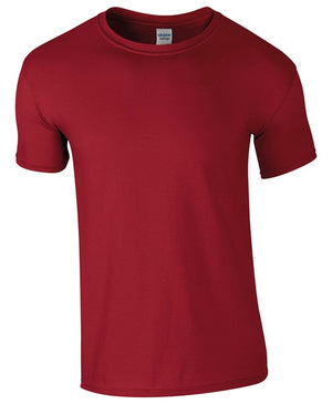 10 x Softstyle Tee Shirts by Gildan in Cardinal Red by Print Lab Deals — Custom branded clothing by Print Press, featuring premium embroidery produced in our specialist print lab in the UK.
