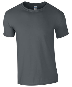 10 x Softstyle Tee Shirts by Gildan in Charcoal by Print Lab Deals — Custom branded clothing by Print Press, featuring premium embroidery produced in our specialist print lab in the UK.