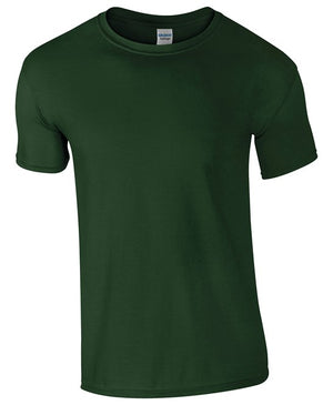 10 x Softstyle Tee Shirts by Gildan in Forest Green by Print Lab Deals — Custom branded clothing by Print Press, featuring premium embroidery produced in our specialist print lab in the UK.