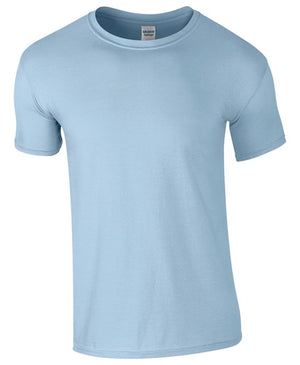 10 x Softstyle Tee Shirts by Gildan in Light Blue by Print Lab Deals — Custom branded clothing by Print Press, featuring premium embroidery produced in our specialist print lab in the UK.