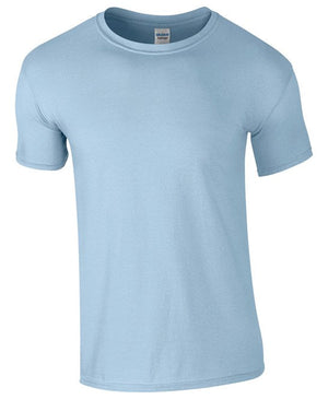 20 x Softstyle Tee Shirts by Gildan in Light Blue by Print Lab Deals — Custom branded clothing by Print Press, featuring premium embroidery produced in our specialist print lab in the UK.